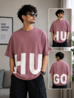 Men's Stylish Printed Boxy fit T-Shirt - Image 3