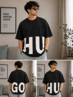 Men's Stylish Printed Boxy fit T-Shirt - Image 2