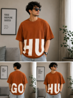 Men's Stylish Printed Boxy fit T-Shirt - Image 4